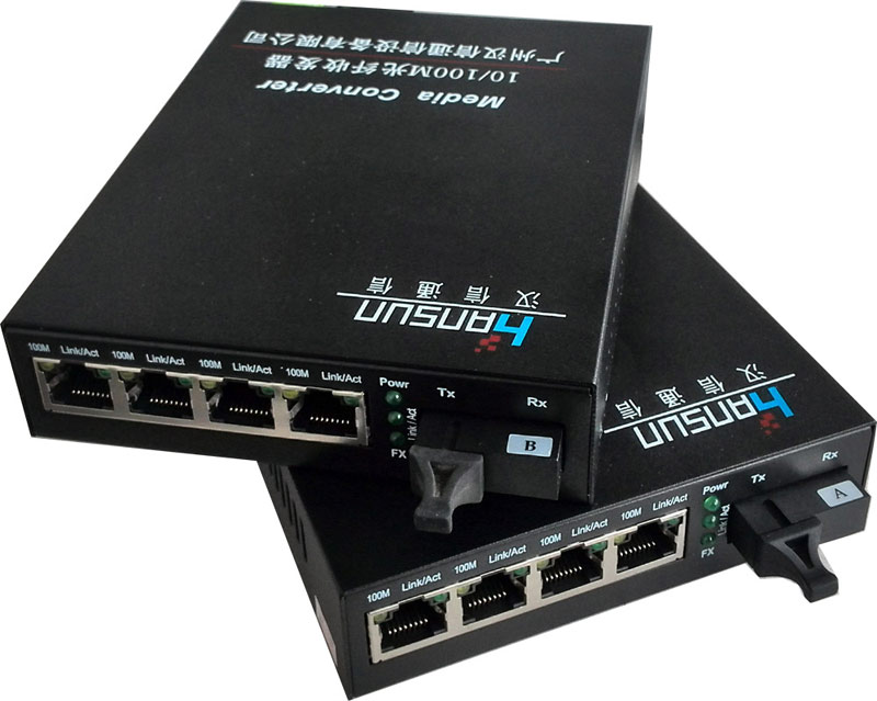 四電口百兆光纖收發(fā)器 產(chǎn)品解析、市場價(jià)格與優(yōu)質(zhì)廠家推薦——以廣州漢信通信為例